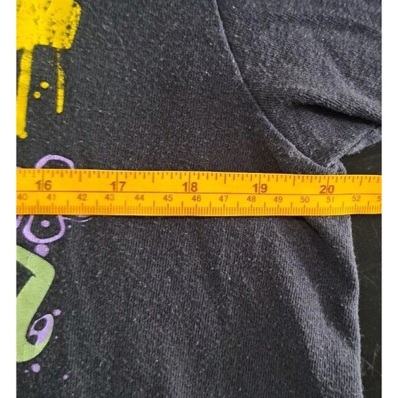 SpongeBob SquarePants Youth Large Black Graphic T-Shirt Welcome to Bikini Bottom - Picture 5 of 7